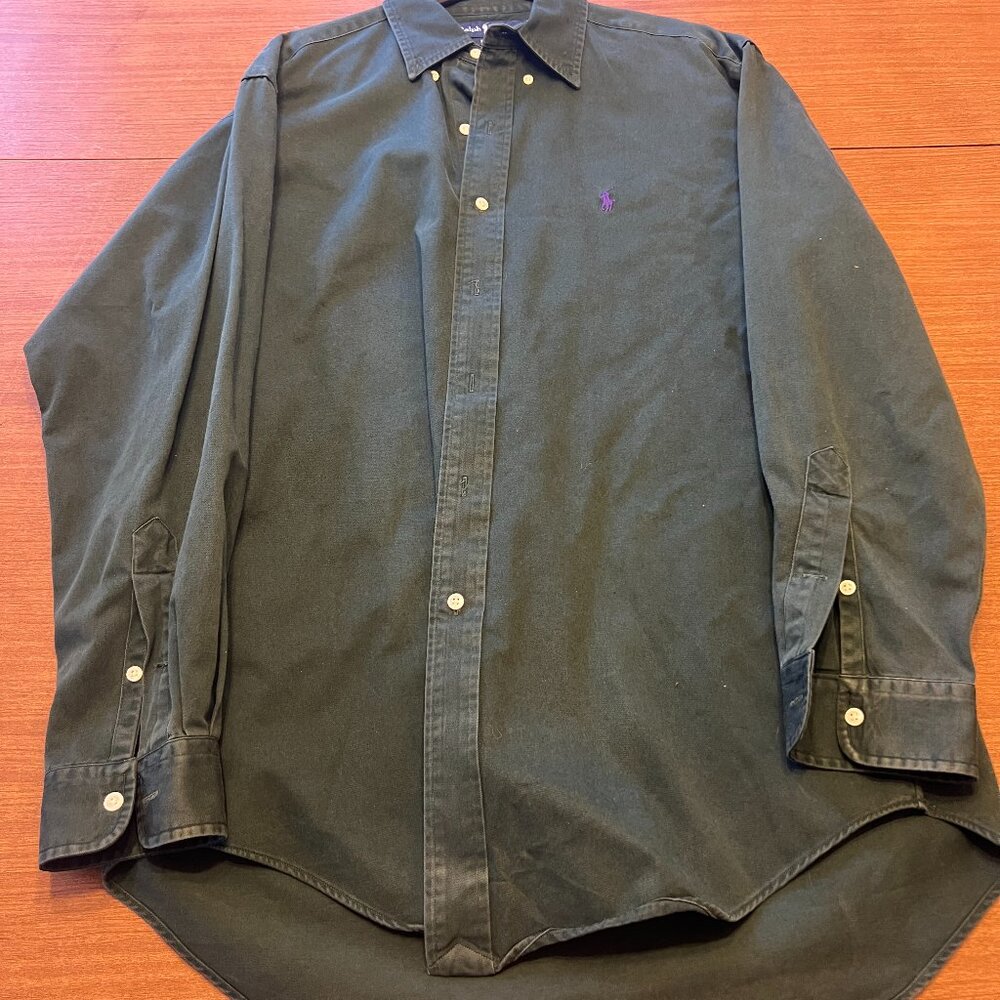 Men's Casual Dress Shirt - Green - Medium - Blake Style. Never Worn